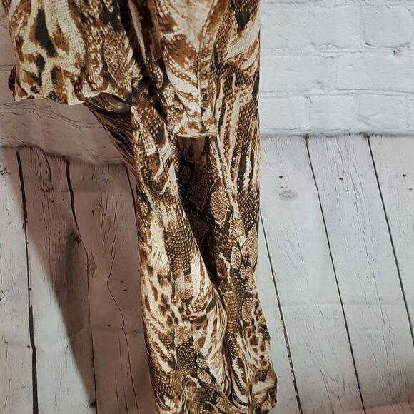 Asos design snake print halter maxi beach dress - Picture 6 of 9